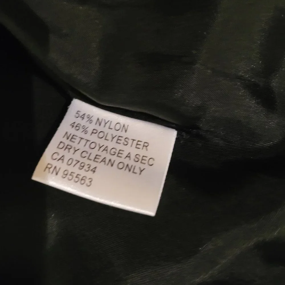 Simon Chang Vintage 90s Tuxedo-Style Jacket, Convertible, Black - Picture 9 of 9